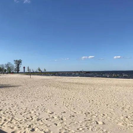 Blick auf Yachthafen an der Ostsee Ueckermünde Exterior foto
